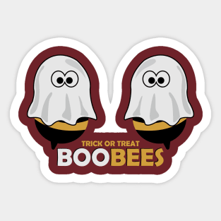 Halloween Funny Boo T-shirt: Boobees Sticker